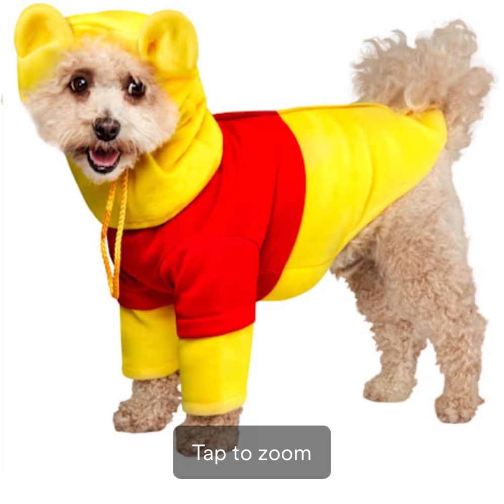 Dog Winnie the Pooh costume size Large